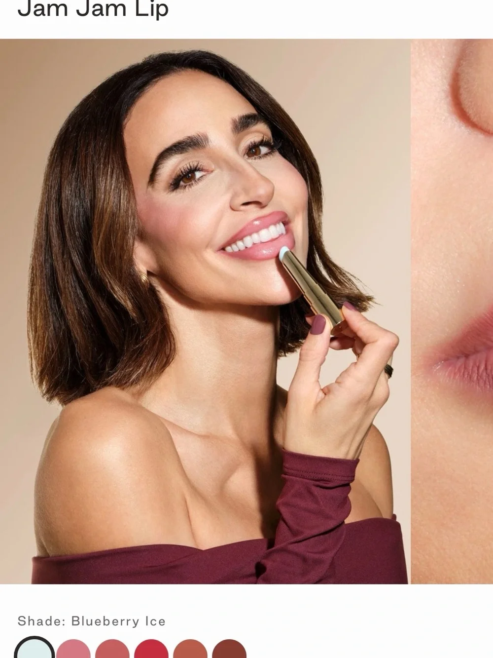 Dibs Jam Jam Lip Plumping Lipstick Melt — Blueberry Ice